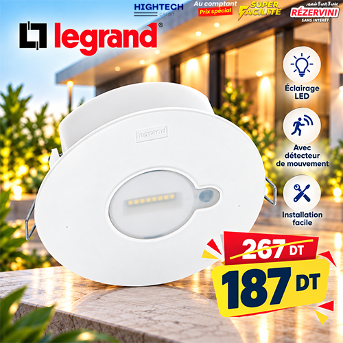 X-Light 360 Éclairage de Secours Encastré Permanent / Non Permanent 350 lm – 1h
